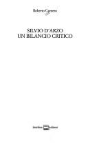 Cover for Silvio D'Arzo un bilancio critico