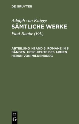 Cover for Romane in 8 Bänden. Geschichte des Armen Herrn Von Mildenburg