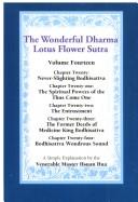 Cover for Wonderful Dharma Lotus Flower Sutra