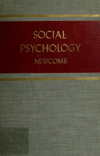 Cover for Social psychology