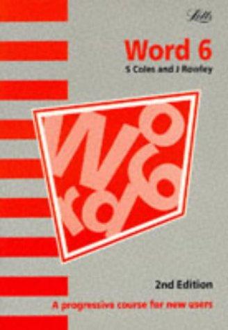 Cover for WORD 6.0 (Software Guide)