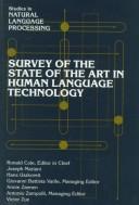 Cover for Survey of the state of the art in human language technology