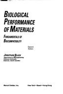 Cover for Biological performance of materials