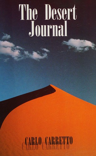 Cover for The desert journal