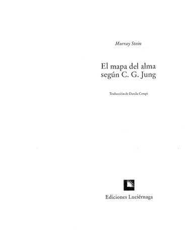 Cover for El Mapa Del Alma Segun Jung (Psicologia De Jung)