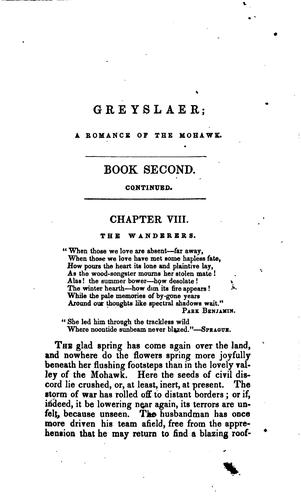 Cover for Greyslaer: A Romance of the Mohawk