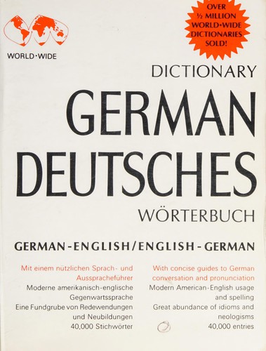 Cover for World-Wide German Dictionary