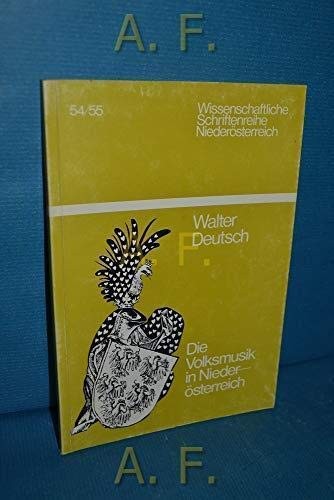 Cover for Die Volksmusik in Niederösterreich
