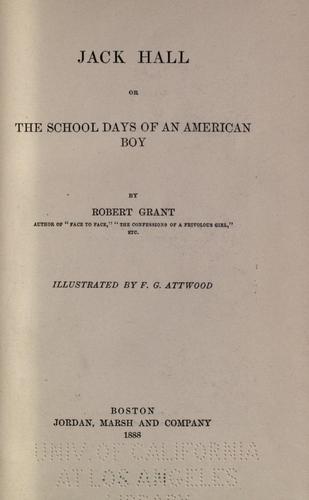Cover for Jack Hall