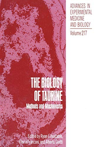 Cover for The Biology of Taurine