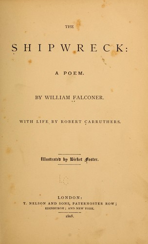 Cover for The shipwreck