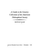 Cover for Guide to the Genetics Collections of the American Philosophical Society