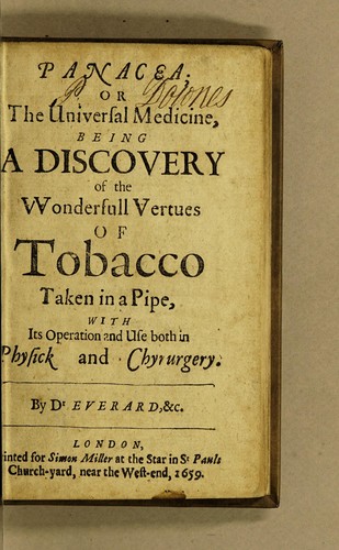 Cover for Panacea; or The universal medicine