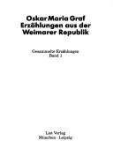 Cover for Werkausgabe, Bd.11/1, Erzählungen aus der Weimarer Republik