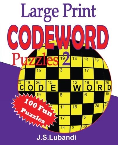 Cover for Large Print Codeword Puzzles 2 (Volume 2)