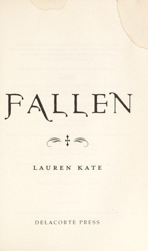 Cover for Fallen
