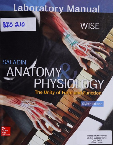 Cover for Laboratory Manual for Saladin's Anatomy & Physiology