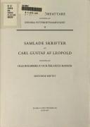 Cover for Samlade skrifter af Carl Gustaf af Leopold