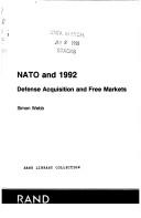 Cover for NATO and 1992: Defense Acquisition and Free Markets 