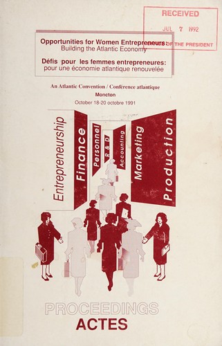 Cover for Opportunities for women entrepreneurs