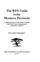 Cover for The WPA guide to the Monterey Peninsula