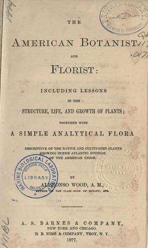 Cover for The American botanist and florist