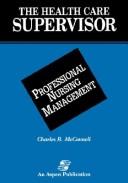 Cover for Professional nursing management