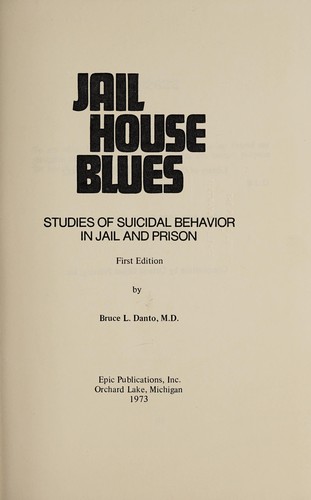 Cover for Jail house blues