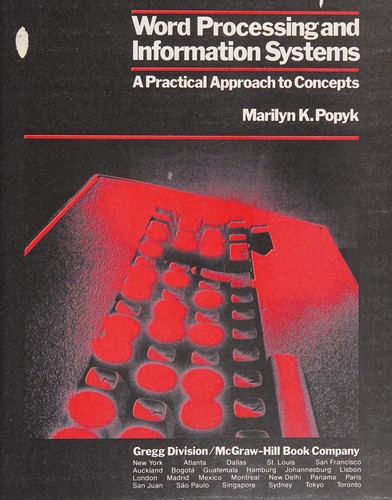 Cover for Word processing and informationsystems