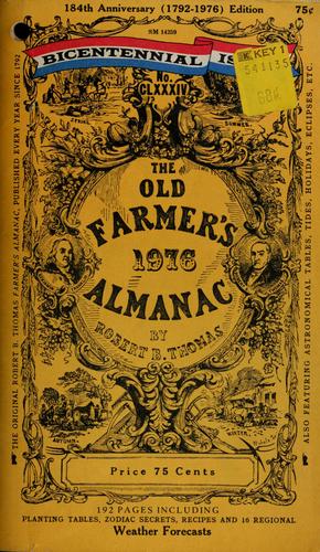 Cover for The (old) farmer's almanack