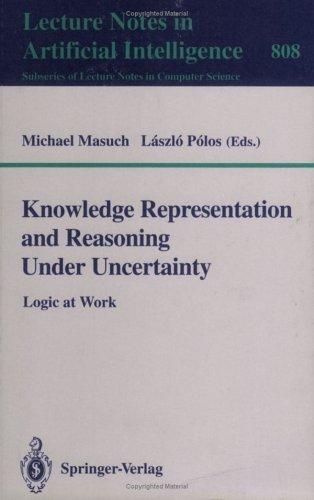 Cover for Knowledge representation and reasoning under uncertainty