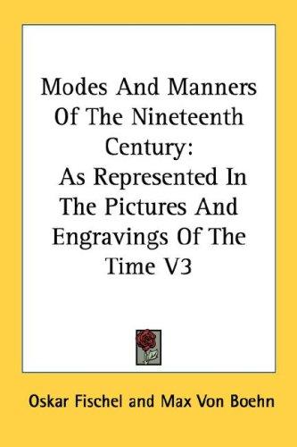 Cover for Modes And Manners Of The Nineteenth Century