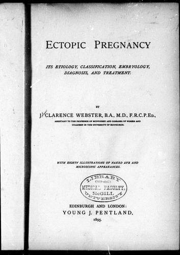 Cover for Ectopic pregnancy