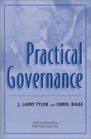Cover for Practical Governance (Management Series (Ann Arbor, Mich.).)