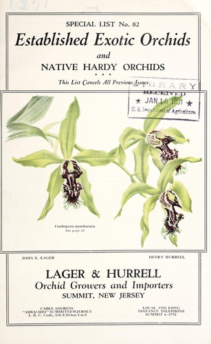 Cover for Special list