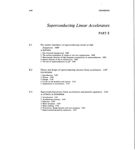 Cover for Linear accelerators