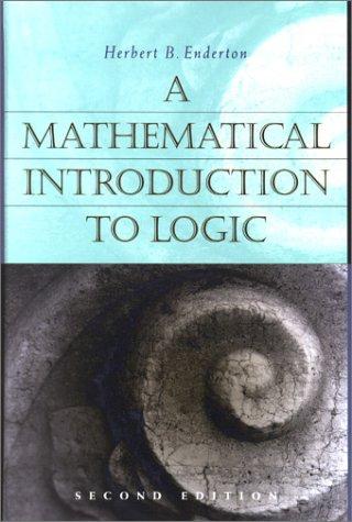 Cover for A Mathematical Introduction to Logic, Second Edition