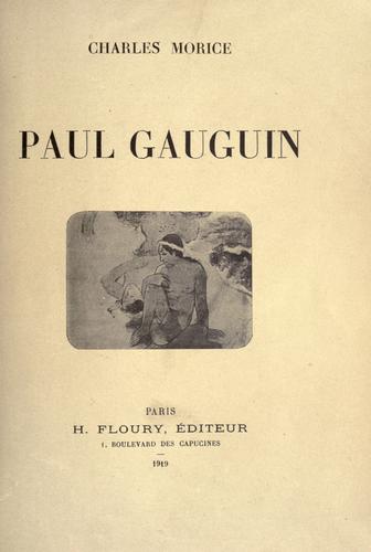 Cover for Paul Gauguin.