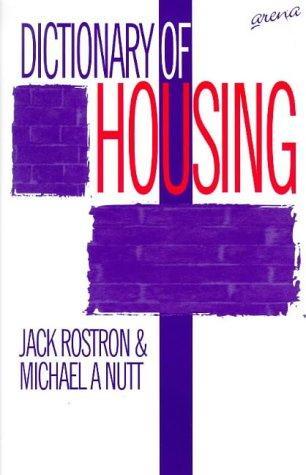 Cover for A dictionary of housing