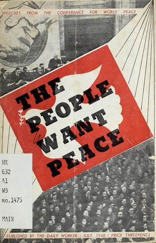 Cover for The people want peace