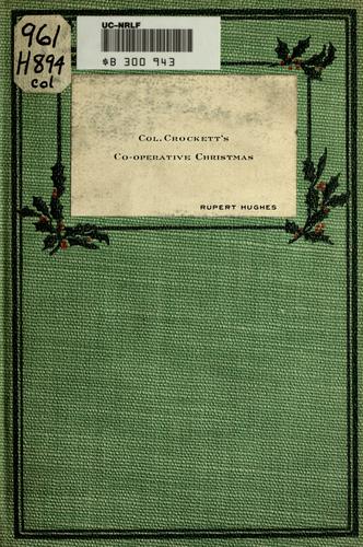 Cover for Colonel Crockett's co-operative Christmas