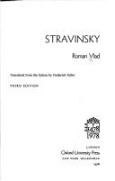 Cover for Stravinsky.