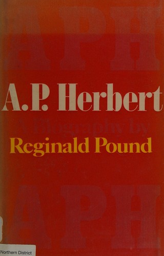 Cover for A. P. Herbert