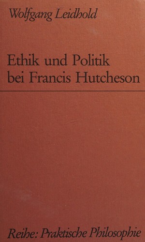 Cover for Ethik und Politik bei Francis Hutcheson