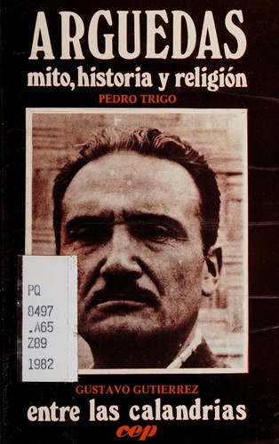 Cover for Arguedas, mito, historia y religión