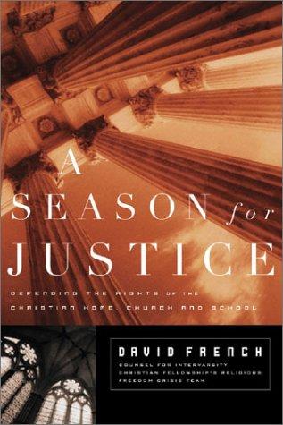 Cover for A season for justice