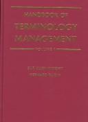 Cover for Handbook of Terminology Management