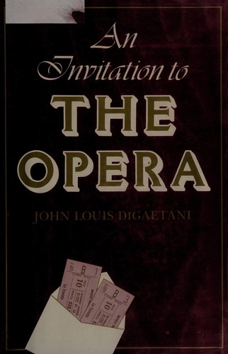 Cover for An invitation to the opera