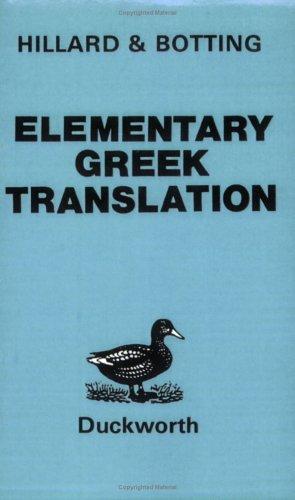 Cover for Elementary Greek Translation (Greek Language)