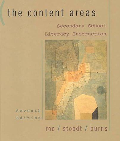 Cover for The Content Areas